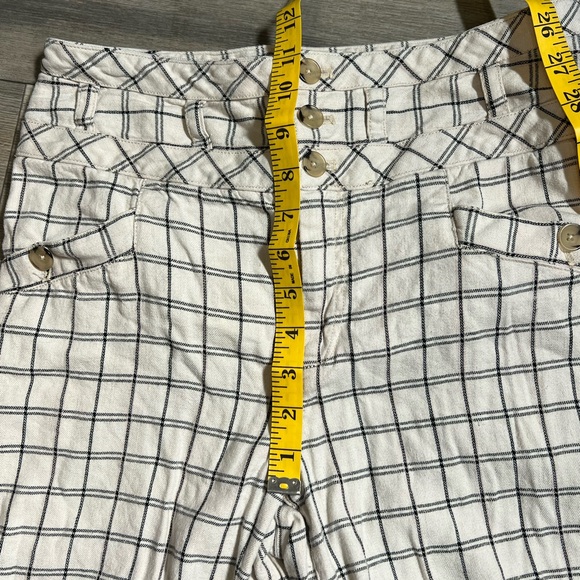 Anthropologie Linen Blend Pants- 4 - Picture 4 of 9